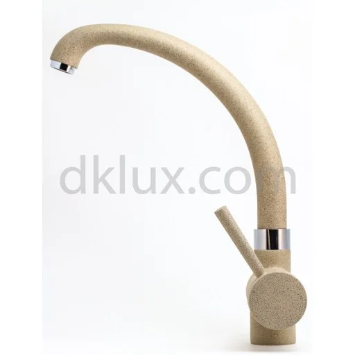 Цветен смесител с висок чучур Colori бежов гранит (Висок смесител за кухня, бежов гранит) на цени от 129.99 лв. само в dklux.com