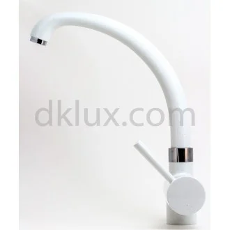 Цветен смесител с висок чучур Colori бял гранит Цветен смесител с висок чучур Colori бял гранит