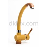 Цветен смесител с висок чучур Colori карамел