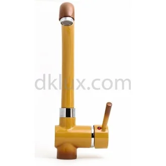 Цветен смесител с висок чучур Colori карамел Цветен смесител с висок чучур Colori карамел