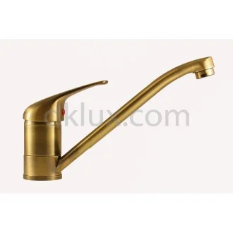 Цветен смесител за кухня Colori старо злато