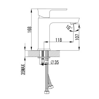 Дизайнерски смесител за умивалник NEXUS Дизайнерски смесител за умивалник NEXUS