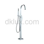 Дизайнерски смесител за вана с душ за ПОДОВ МОНТАЖ