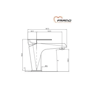 Смесител за умивалник FRAMO ITALY E100 Смесител за умивалник FRAMO ITALY E100