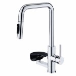 Смесител за кухня с изтеглящ душ и функция Миене на чаши - ХРОМ