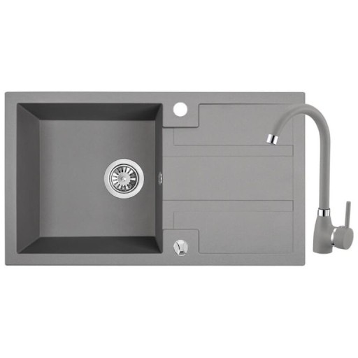 Комплект кухненска мивка и смесител Серия Barbados Grey Комплект кухненска мивка и смесител Серия Barbados Grey