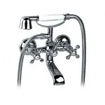 Смесител душ-батерия Retro LUX цвят ХРОМ