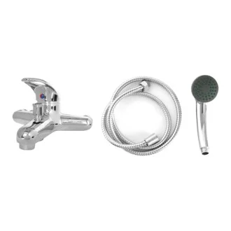 Смесител душ-батерия Aquarius с подвижен душ Смесител душ-батерия Aquarius с подвижен душ