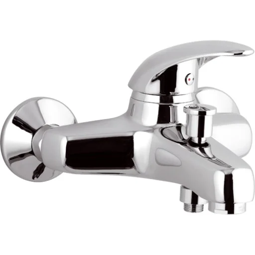 Смесител стенен за вана с подвижен душ Jornada (Смесител за вана и душ Jornada) на цени от 74.99 лв. само в dklux.com