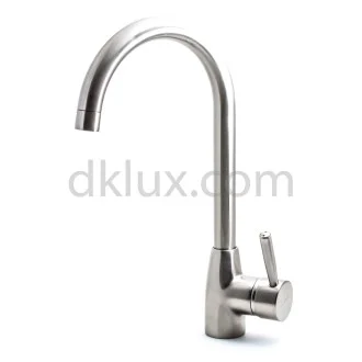 Кухненски смесител стоящ SWAN цвят Inox