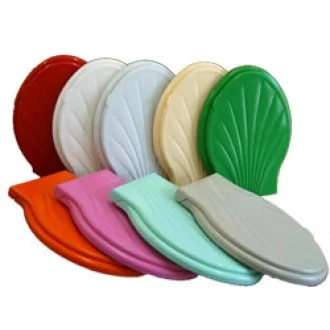 Пластмасов тоалетен капак релефен