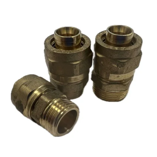 APE преход МЪЖКИ Ф20х1/2" за многослойна тръба (APE адаптор за тръба pex-al-pex с външна резба Ф20х1/2") на цени от 4.49 лв. само в dklux.com