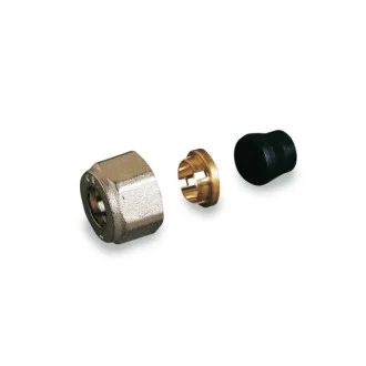 Адаптор за МЕДНИ тръби Ф15х24*19 с каучуков уплътнител