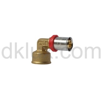 Прес коляно Ф16х1/2"Ж за pex-al-pex тръби FORNARA Прес коляно Ф16х1/2"Ж за pex-al-pex тръби FORNARA