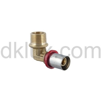 Прес коляно Ф16х1/2"М за pex-al-pex тръби FORNARA Прес коляно Ф16х1/2"М за pex-al-pex тръби FORNARA