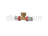 Прес тройник Ф20х3/4"Ж за pex-al-pex тръби FORNARA