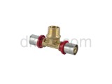 Прес тройник Ф26х3/4"М за pex-al-pex тръби FORNARA