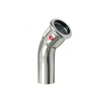 Стоманено прес-коляно МЖ 45°, поцинковано - Ф22