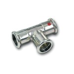 Стоманен прес-тройник, поцинкован - Ф28