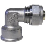 Адаптор ЪГЛОВ за многослойна тръба Ф26х3/4" ЖЕНСКИ