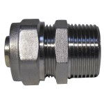 Адаптор Ф20х1/2" МЪЖКИ за тръба с алуминиева вложка 