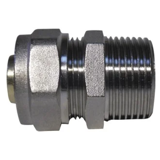 Адаптор Ф26х1" МЪЖКИ за тръба с алуминиева вложка 