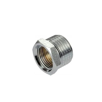 Редукция ВРН 1/2"х1/4" месинг, ХРОМИРАНО ПОКРИТИЕ Редукция ВРН 1/2"х1/4" месинг, ХРОМИРАНО ПОКРИТИЕ