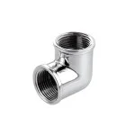 КОЛЯНО ЖЕНСКО 3/4"Fх3/4"F месинг, ХРОМИРАНО ПОКРИТИЕ