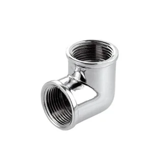 КОЛЯНО ЖЕНСКО 1/2"Fх1/2"F месинг, ХРОМИРАНО ПОКРИТИЕ КОЛЯНО ЖЕНСКО 1/2"Fх1/2"F месинг, ХРОМИРАНО ПОКРИТИЕ