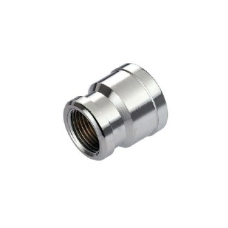 РЕДУКТИВНА МУФА 1/2"Жх3/8"Ж месинг, ХРОМИРАНО ПОКРИТИЕ РЕДУКТИВНА МУФА 1/2"Жх3/8"Ж месинг, ХРОМИРАНО ПОКРИТИЕ