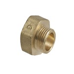 Редукция МУФА-НИПЕЛ 1/4"х1/8" МЕСИНГ без покритие