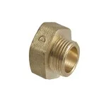 Редукция МУФА-НИПЕЛ 3/4"х1/2" МЕСИНГ без покритие