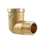 КОЛЯНО НИПЕЛ 11/4"Fх11/4"М МЕСИНГ без покритие