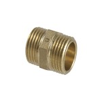 НИПЕЛ 11/2"Мх11/2"М МЕСИНГ без покритие