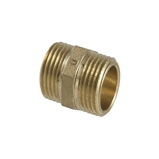 НИПЕЛ 1/2"Мх1/2"М МЕСИНГ без покритие (Нипел 1/2"Мx1/2"М, чист месинг) на цени от 1.44 лв. само в dklux.com