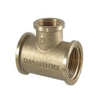 РЕДУКТИВЕН ТРОЙНИК 3/4"х1/2"х3/4" МЕСИНГ без покритие