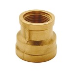 РЕДУКТИВНА МУФА 1/2"Жх3/8"Ж МЕСИНГ без покритие