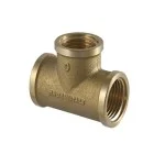 ТРОЙНИК 1/8"Жх1/8"Жх1/8"Ж МЕСИНГ без покритие