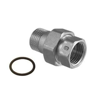 ХОЛЕНДЪР с външна резба 1/2"и уплътнение, никелиран