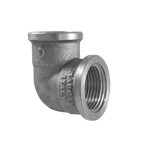 Месингово КОЛЯНО ЖЕНСКО 11/2"Fх11/2"F никелирано