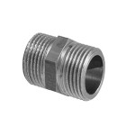 Месингов НИПЕЛ УДЪЛЖЕН с никелово покритие 1/2"x1/2"