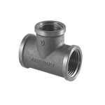 Месингов ТРОЙНИК ЖЕНСКИ 11/4"х11/4"х11/4" никелиран