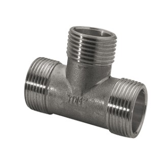Месингов ТРОЙНИК МЪЖКИ 3/4"х3/4"х3/4" никелиран Месингов ТРОЙНИК МЪЖКИ 3/4"х3/4"х3/4" никелиран