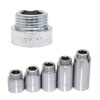 Месингов УДЪЛЖИТЕЛ 3/4" с хромирано покритие 100мм Месингов УДЪЛЖИТЕЛ 3/4" с хромирано покритие 100мм