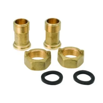 Холендри за водомер 3/4" Ж х 1/2" М - комплект