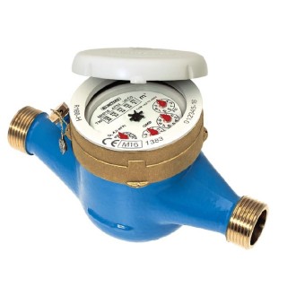 Водомер за студена вода 11/2'' B-meters 20m3 мокър Водомер за студена вода 11/2'' B-meters 20m3 мокър